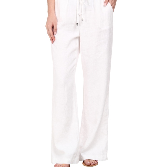 Vince White Linen Pants Online Hotsell 